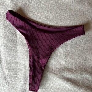 Monday Swimwear Eggplant Bikini Bottom
